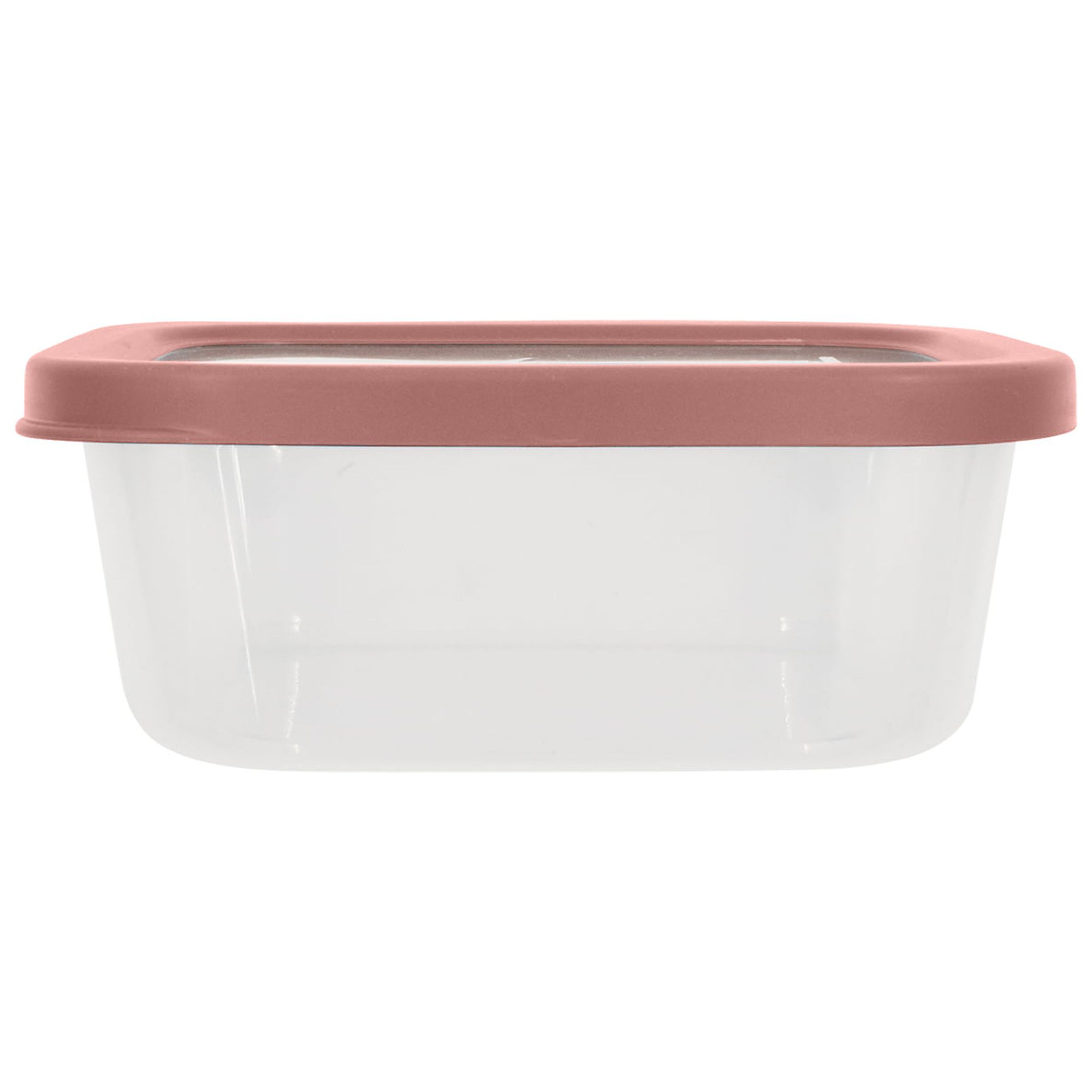 Mainstays Plastic Durable Food Storage Container Set, Red, 6pcs