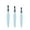 3 blue rod tips, variant on 3/6Pcs Painting Water Brush Refillable Watercolor Brush Pen for Watercolor Gouache Painting Art Illustrations