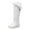 White, variant on jsaierl Women Knee High Snow Boots Winter Thick Fleece Faux Fur Lined Lining Winter Shoes - Ladies Solid Knee-High Boots