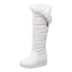 thumbnail image 2 of Botas de mujer Hebilla de metal Grueso Fleece Slip-on Plataforma Tacón medio Color sólido Invierno Cálido Botas de nieve hasta la rodilla Wmkox8yii  ghj2429, 2 of 5