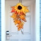 thumbnail image 5 of floral lágrima botín colgante decoración artificial para vacaciones de acción de gracias, 5 of 9