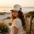 thumbnail image 5 of Hummingbird Blessing Faith Garden Morning Cap,Botanical Hummingbird American Flag Printed Baseball Cap,Lightweight Adjustable Casual Outdoor Sun Hat for Men & Women, 5 of 7