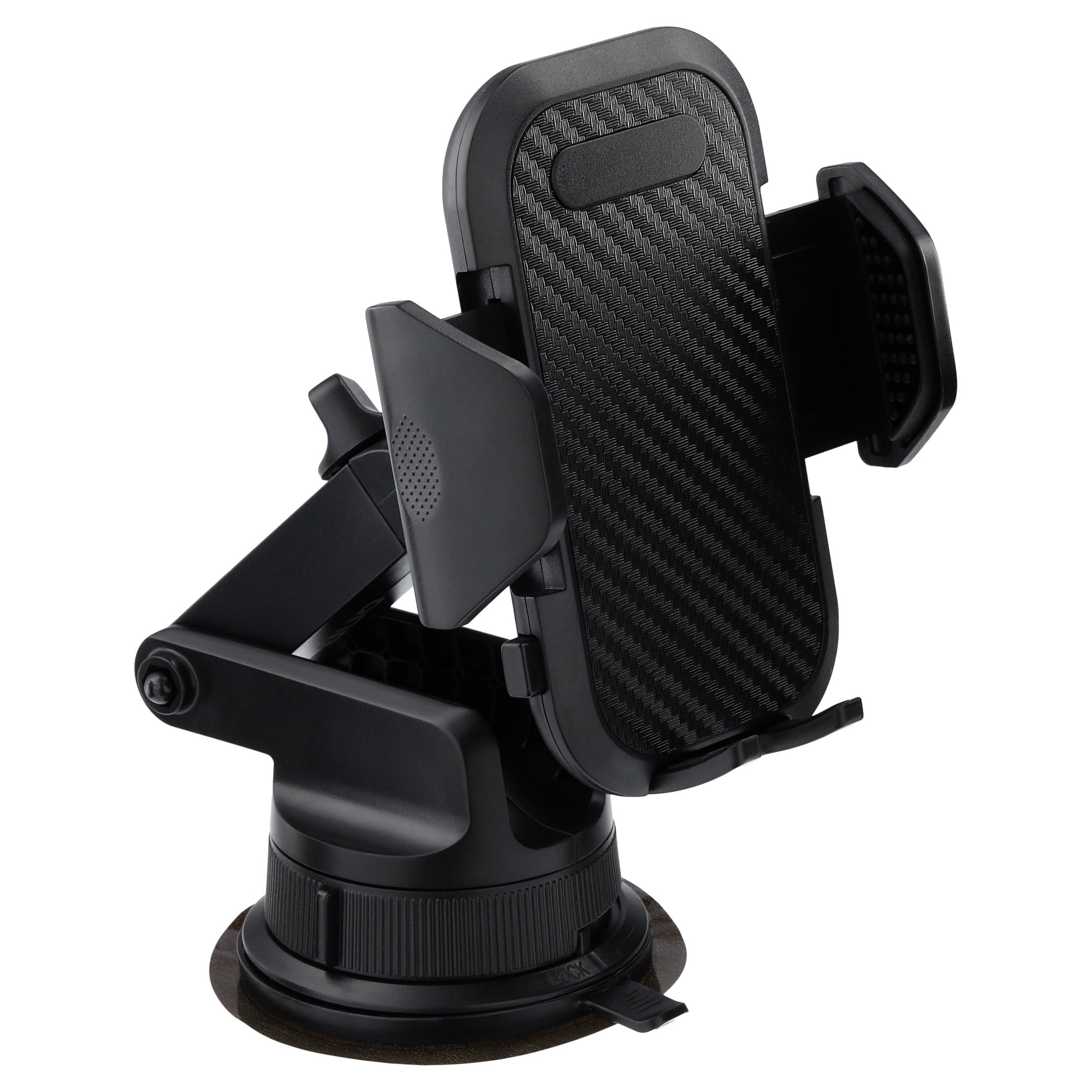 onn Car Dash/Windshield Clamp Universal Phone Mount