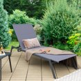thumbnail image 3 of Gymax Chaise Longue de Patio Réglable à 6 Positions Chaise Inclinable d'Extérieur pour le Bord de la Piscine, 3 of 8