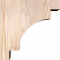 thumbnail image 3 of 5 1/2"W x 12"D x 12"H Mediterranean Smooth Corbel, Douglas Fir, 3 of 9