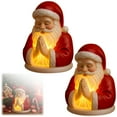 thumbnail image 4 of Christmas Praying Night Light Ornament Holiday Decor LED Lamp for Table Shelf Fireplace Indoor Decorations, 4 of 7