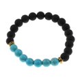 thumbnail image 4 of s de yoga elástica con de para hombre, brazalete de de 8 mm Azul Salvador Pulsera, 4 of 7