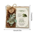 thumbnail image 6 of Sea Turtle Resin Figurine, Clear Transparent Turtle Ornament with Rope, Ocean Animal Souvenir for Home Office Decor Gift (5.12x4.72x0.79in), 6 of 6
