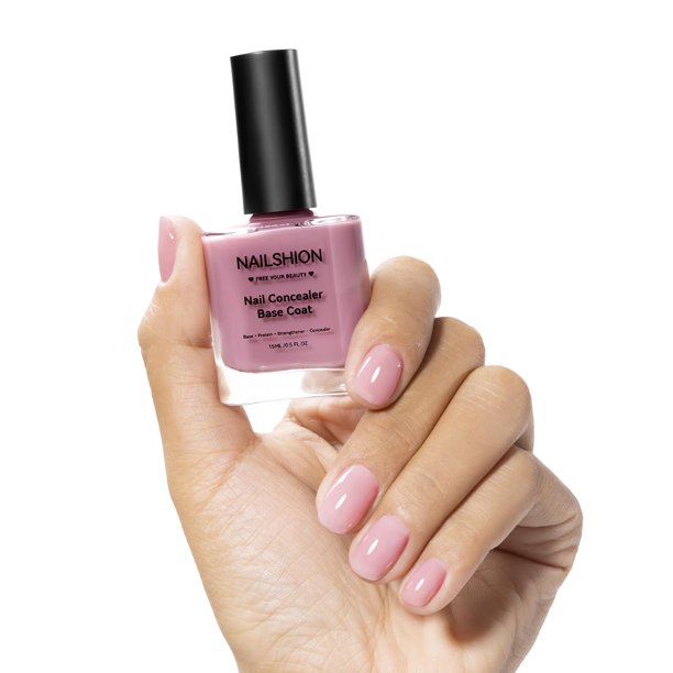 Capa base correctora iluminadora de uñas Nailshion 4 en 1, 15 ml