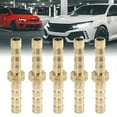 thumbnail image 2 of 5mm Brass Barb Hose Fitting Straight Connector for Joiner Air Water Gas Oil Pipe 5pcs, 2 of 5