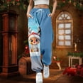 thumbnail image 2 of WEAIXIMIUNG Sweatpants Women Pack Women's Easter Santa Pants, 2 of 4