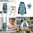 thumbnail image 6 of Yspwyqan Kids Backpack Matching Lunch Box Set, Blue Farm Tractor Backpack Set for Boys Ages 8-15, Double Zip Front Pocket Daypack for Elementary Middle School, 6 of 7