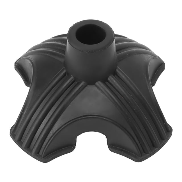 Rubber Cane Foot Pad,Cane Tip Walking Rubber Cane Self Standing Base Cane Foot Pad High-Intensity Output