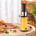 thumbnail image 3 of Extractor de jugos de prensado en frío, fácil de limpiar, exprimidor de frutas de masticación lenta para deportes. Naranja, 3 of 9