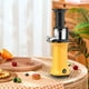 thumbnail image 3 of Extractor de jugos de prensado en frío, fácil de limpiar, exprimidor de frutas de masticación lenta para deportes. Naranja, 3 of 9