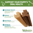 thumbnail image 3 of WHIMZEES By Wellness Daily Use Pack Natural Grain Free Puppy Dental Treats for Dogs, Small, 30 Count, 3 of 9