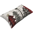 thumbnail image 6 of Christmas Pillow Covers 12x20 Inch Set of 2 Colorful Christmas Tree Throw Pillows Case, Stars Holiday Outdoor Decorative Farmhouse Winter Snowflake Decor Cushion Covers for Home Sofa Bed Couch, 6 of 6