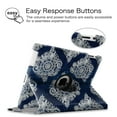 thumbnail image 6 of Fintie Apple iPad 2/3/4 360 Degree Rotating Stand Case Cover with Auto Wake/Sleep Feature, Indigo Dreams, 6 of 7