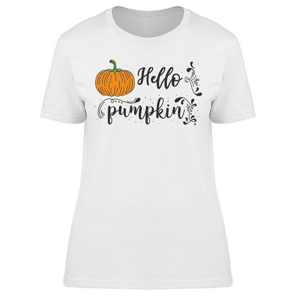 Hello Pumpkin, Doodles Women's T-shirt