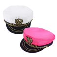 thumbnail image 4 of Sailor Hat Captain Hat for Party Decoration 2Pcs Costume Cosplay Accessory, 4 of 5