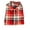 Candied Apple, variant on Women's Soft Button Down Long Sleeve Boyfriend Flannel Shirt (Knight, XXL)