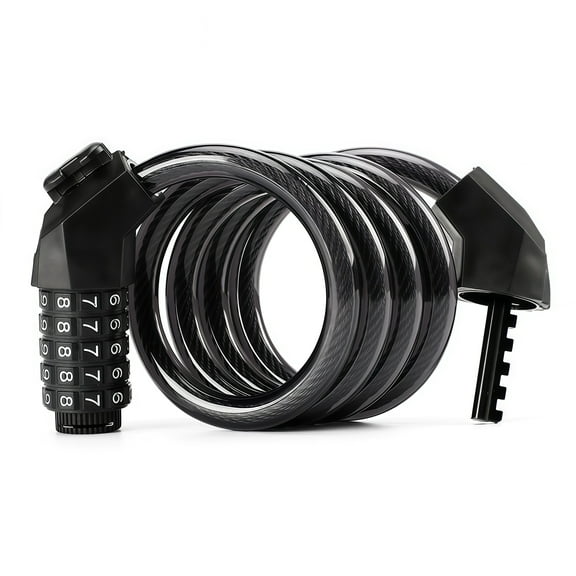 Premium Black Code Lock For Bicycles Featuring Strong Durability And Safety