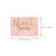 thumbnail image 2 of unbranded 50Ud Tarjetas De Agradecimiento Para Negocios En Papel Duradero Color Rosa Para Eventos Y Promociones, 2 of 8