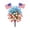 B, variant on 21.6" Artificial Flower Stake Outdoor Decor, Multi-Color Garden Stakes decorative, Garden Stake Petunia Morning Glory Yard Decor Patriotic Outdoor Flower Ground Pick Independence Day Decorations A