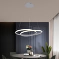 thumbnail image 4 of Lámpara RINGS Tipo Candil Colgante Led Plateada Luxica Lighting 6127 C, 4 of 10