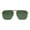 Gold (Green), variant on Men's Square Navigator Sunglasses Metal Frame UV400 Lens Unisex Gunmetal, Smoke