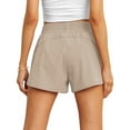thumbnail image 6 of Cueply Women's Running Shorts High Waisted Athletic Gym Workout Shorts with Liner Zipper Pockets, 6 of 7