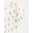 thumbnail image 3 of Wonder Nation Toddler Girls' Ribbed Tee with Short Sleeves, Sizes 18M-5T, 3 of 3
