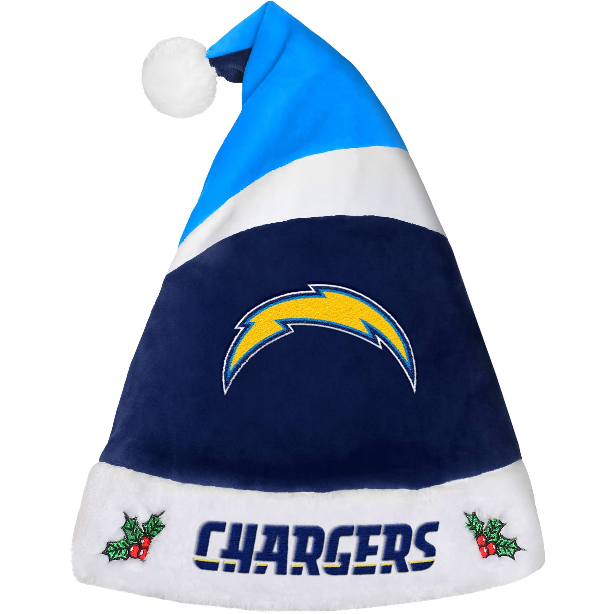 Forever Collectibles NFL 2016 Santa Hat, San Diego Chargers Walmart