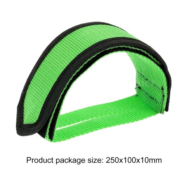 Ciclismo Correa de pedal de piñón fijo para bicicleta Correas de pie extendidas antideslizantes para bicicleta (verde) Likrtyny Para estrenar