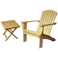 thumbnail image 2 of RSI  RSI-AC-NA-T  Riverstone Solid Cedar Adirondack Extra Wide Chair with build in bottle opener &  matching folding table   - Unfinished, 2 of 3