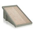 thumbnail image 1 of Way Basics – Rascador para gatos ecológico con zacate gatera orgánica (montaje sin herramientas y fabricado exclusivamente a partir de cartón zBoard sostenible no tóxico, color gris, 1 of 2