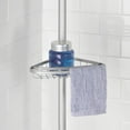 thumbnail image 6 of iDesign York Corner Shower Caddy, Rust-Resistant Steel Construction, Silver, 8" x 11" x 108", 6 of 7