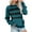 Mint Green, variant on hotojiny Long Sleeve Sweatshirt for Womens Crew Neck Casual Pullover Shirts with Pocket Fall Striped Tunic Tops