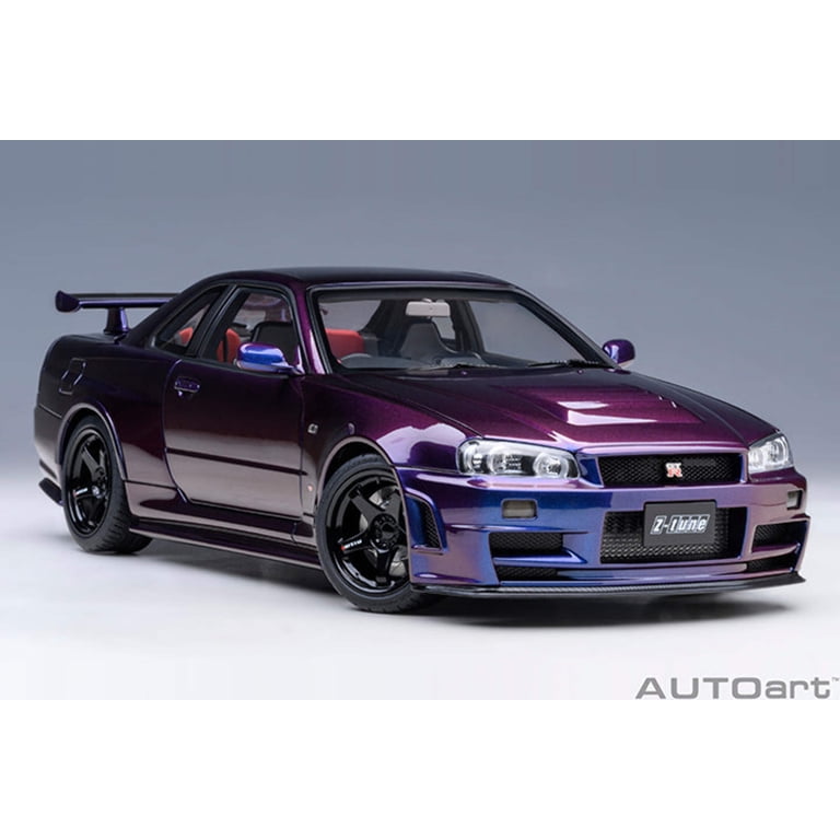 Nismo R34 GT-R Z-TUNE RHD (Right Hand Drive) Black Pearl 1/18