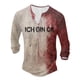 thumbnail image 1 of Playeras Interiores Para Hombre, Camiseta De Manga Corta Con Botones Básicos Antiguos De Verano Para Hombre, 1 of 4