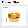 thumbnail image 3 of 50 Count Gold Square Cupcake Cups, Oil-Resistant, High-Temperature Resistant, 3 of 7