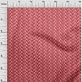 thumbnail image 3 of oneOone Georgette Viscose Red Fabric Geometric Quilting Supplies Print Sewing Fabric By The Yard 42 Inch Wide, 3 of 4