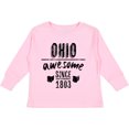 thumbnail image 3 of Inktastic Ohio Awesome Since 1803 Boys or Girls Long Sleeve Toddler T-Shirt, 3 of 5