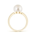 thumbnail image 2 of ANGARA Classic South Sea Cultured Pearl Solitaire Ring in 14K Yellow Gold for Women | June Birthstone, Birthday, Anniversary, Jewelry Gift for Women | Pearl Ring, 2 of 7