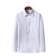 thumbnail image 2 of Hombres Casual Botones Slim Fit Turndown Solid Manga Larga Blusa de Moda Camisa Odeerbi ODB-6, 2 of 5