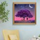 thumbnail image 5 of Pintura de diamantes para niña, cubo mágico DIY bajo el árbol de la luna, pintura de diamantes redonda con paisaje para sala de estar (sin marco), 5 of 5