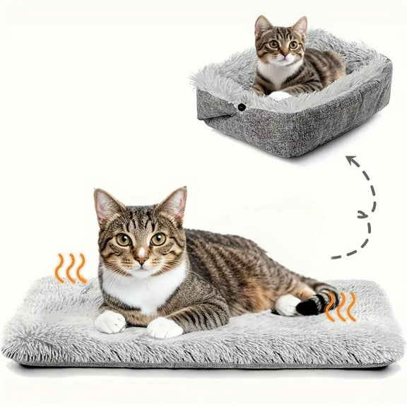 Orthopedic Pet Bed Supportive Comfort Sleeper Cushion Mat for Cats and Dogs with Removable Washable Cover