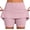 Pink, variant on Athletic Skorts for Women High Waist Tummy Control Golf Tennis Skirts Summer Causal Solid Shorts with Pockets, L