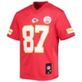 thumbnail image 2 of Youth Travis Kelce Red Kansas City Chiefs Replica Player Jersey, 2 of 3