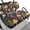 Mushroom Pattern, variant on HUIACONG Datura Flowers Golf Cart Seat Cover, Lightweight Washable Golf Cart Seat Covers 2 Piece for More 2-Seat Golf Carts